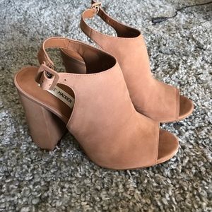 Steve Madden nude tan heels summer spring beige
